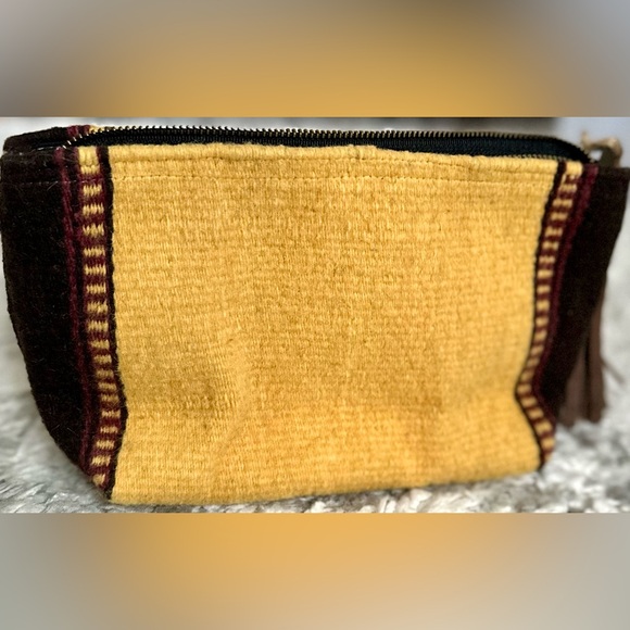 ‼️RARE‼️🎸MZ (fair trade) Textiles🎸🔥NWT🔥Golden Eagle Bag/Clutch